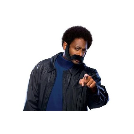 -BIGOTE Y PATILLAS NEGRA