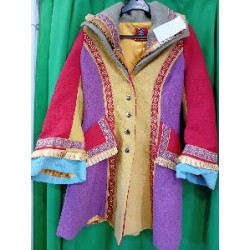 -ABRIGO DE PAÑO COLORES S