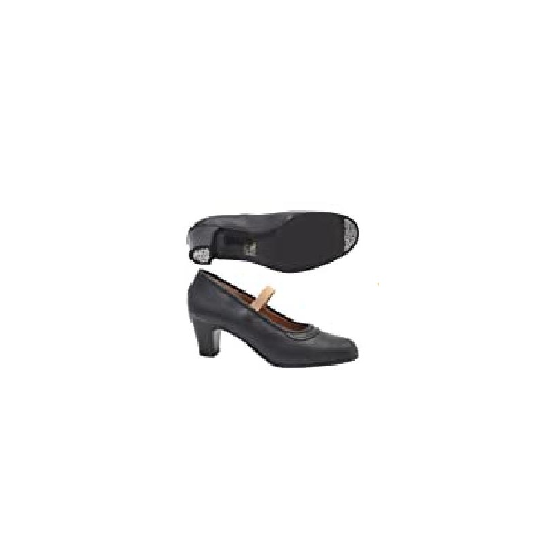 -ZAPATO FLAMENCO NEGRO GOMA CLAVO 36