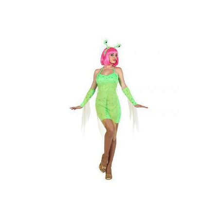 -DISFRAZ ALIEN MUJER XS-S