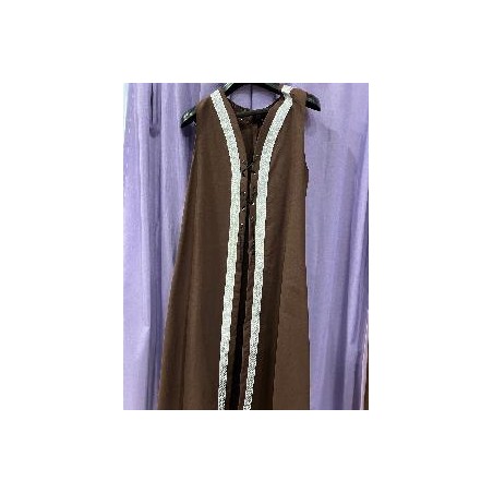 BRIAL MUJER MARRON ABIERTO T-XL