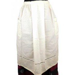 -DELANTAL REGIONAL BEIGE P