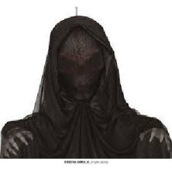 -COLGANTE FANTASMA NEGRO LUZ Y SONIDO 180 CM