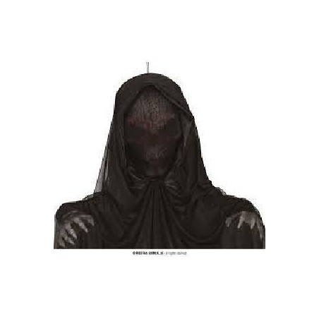 -COLGANTE FANTASMA NEGRO LUZ Y SONIDO 180 CM