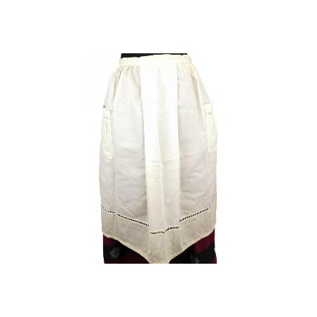 -DELANTAL REGIONAL BEIGE XS