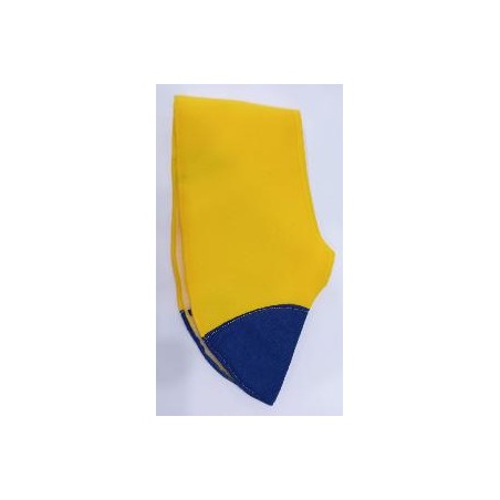 -CUBREBOTAS AMARILLAS PUNTA AZUL