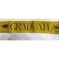 BANDA GRADUACION DORADA