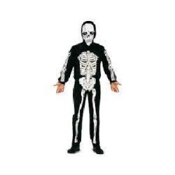 -DISFRAZ ESQUELETO UNISEX 10-12 AÑOS