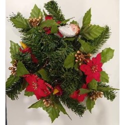 -CORONA DE NAVIDAD DE PAPA NOEL