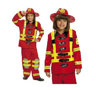 -DISFRAZ BOMBERO 3-4