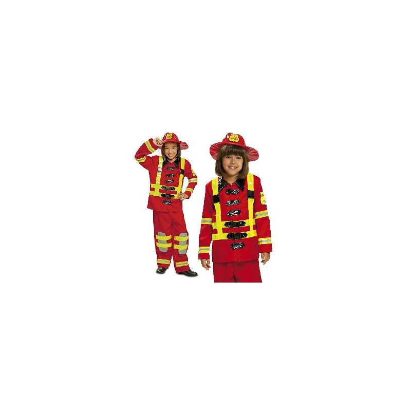 -DISFRAZ BOMBERO 3-4