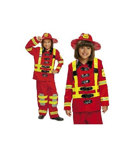 -DISFRAZ BOMBERO 3-4