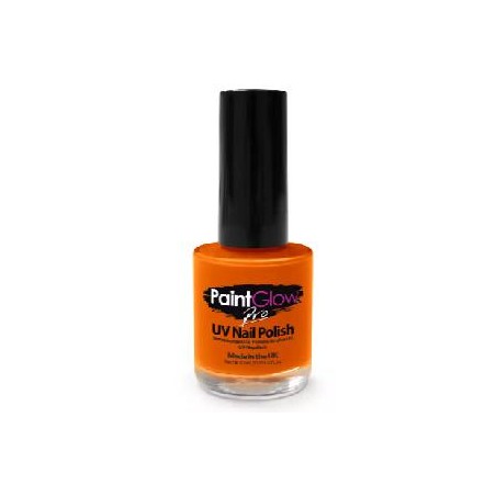 ESMALTE DE UÑAS NARANJA NEON UV