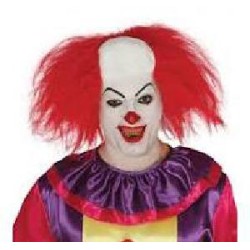 CALVA PAYASO CON PELO