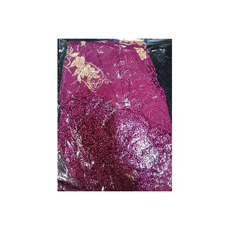 MANTON BORDADO AFRICA BURDEOS