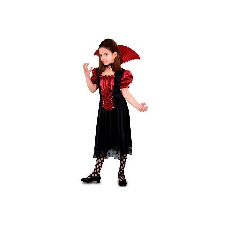 -DISFRAZ VAMPIRESA MISTERIOSA 3-4 AÑOS