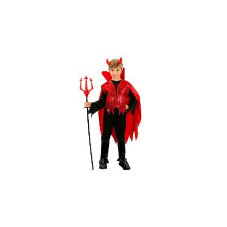 -DISFRAZ DEMONIO ROJO 5-6 AÑOS