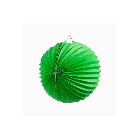 -FAROLILLO PAPEL VERDE 22 CM