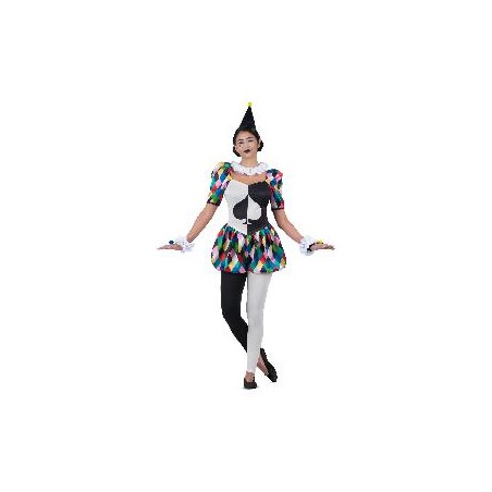 -DISFRAZ ARLEQUINA XL