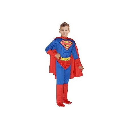 -DISFRAZ SUPERMAN MUSCULOSO 5-7