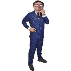 -DISFRAZ GOMEZ ADDAMS M-L