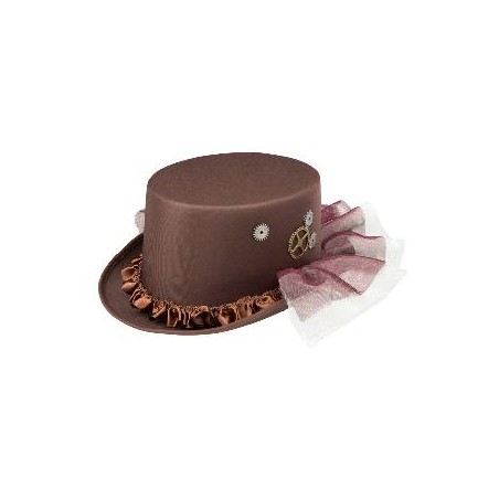 CHISTERA STEAMPUNK MUJER CON VELO