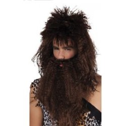 -PELUCA CAVERNICOLA CON BARBA