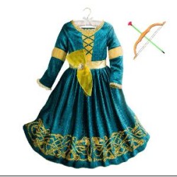 -DISFRAZ PRINCESA MERIDA BRAVE 10-12