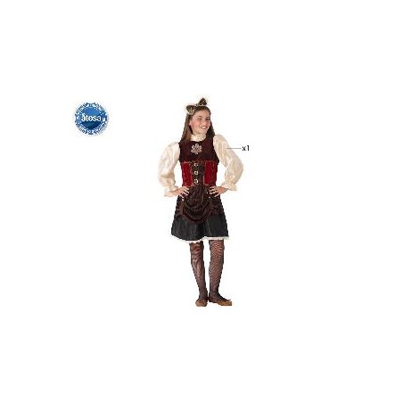 -DISFRAZ STEAMPUNK NIÑA 5-6