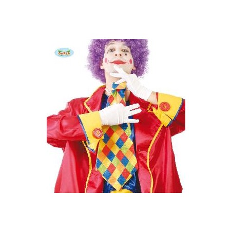 -CORBATA PAYASO CUADROS 55 CMS.