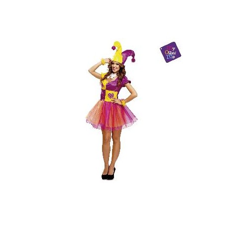 -DISFRAZ BUFON MUJER M-L