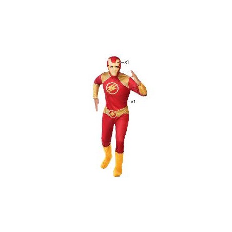 -DISFRAZ SUPER HEROE FLASH M-L