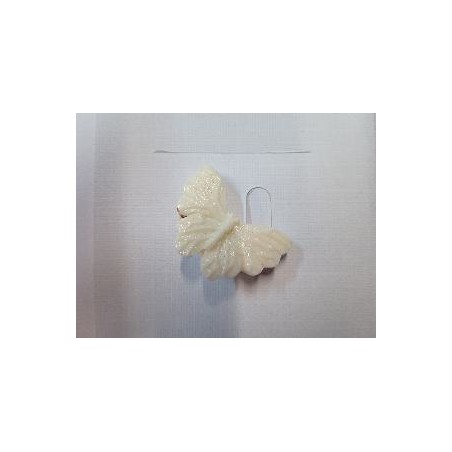 BROCHE FLOR MARIPOSA BLANCA