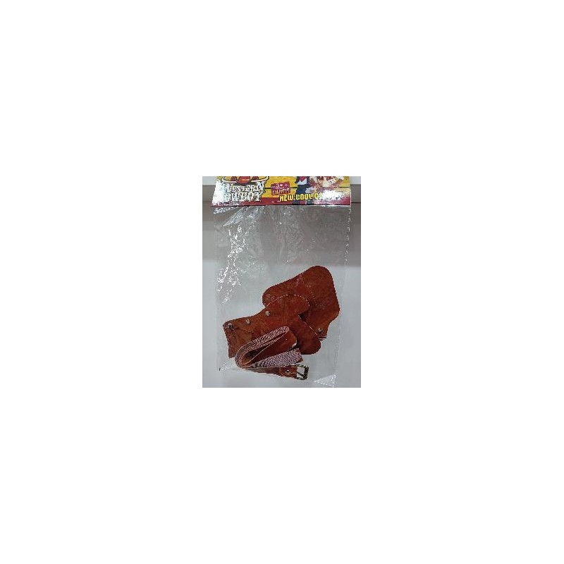 -CINTO CON CARTUCHERA MARRON COWBOY