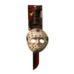-KIT MASCARA Y MACHETE JASON