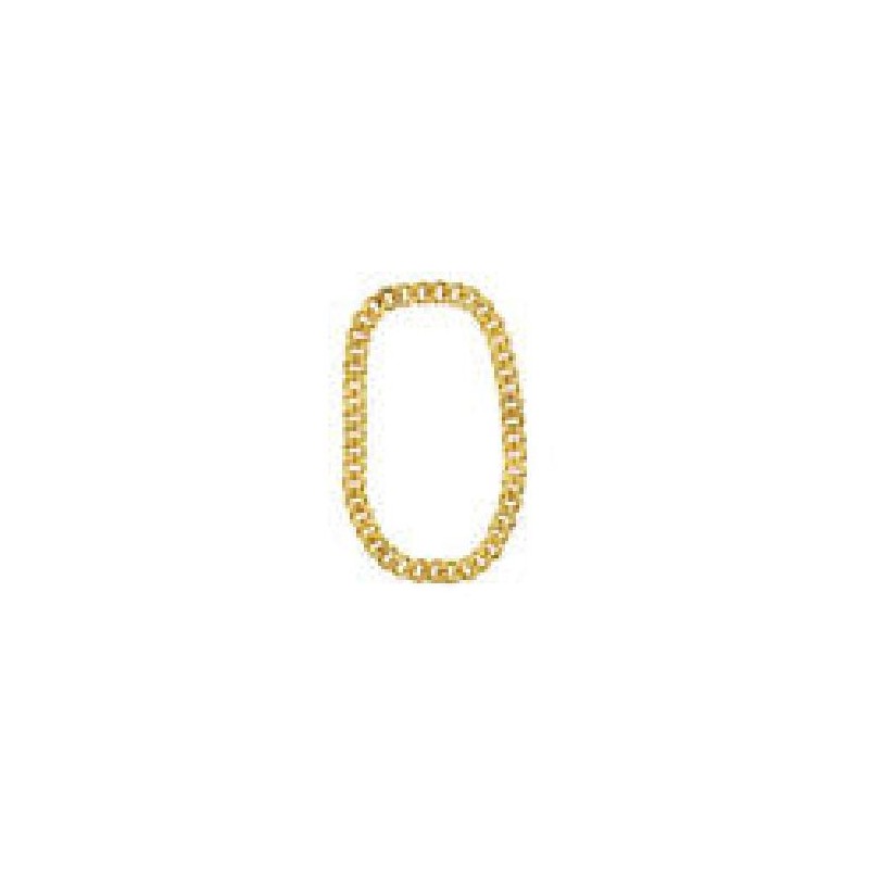-COLLAR CADENA GRUESA DORADA