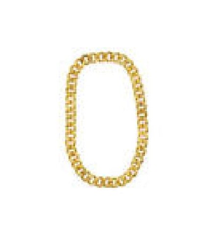-COLLAR CADENA GRUESA DORADA