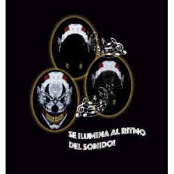 -MASCARA PAYASO LUMINOSO AL SONIDO
