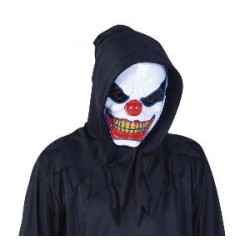 -MASCARA PAYASO CRAZY CON LUZ