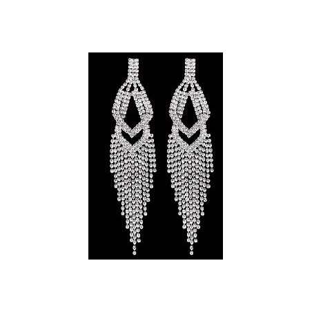 PENDIENTE AROS DE CRISTAL JOYA