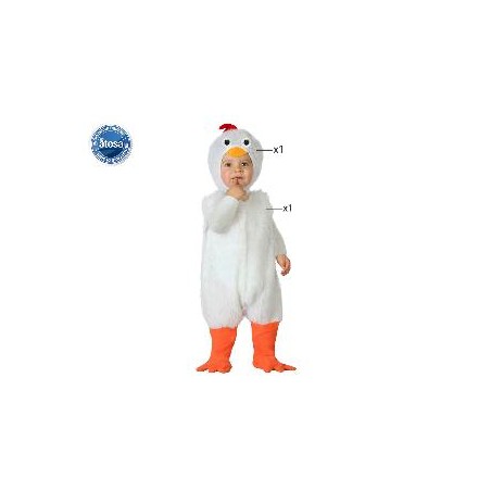 -DISFRAZ GALLINA 12-24 MESES