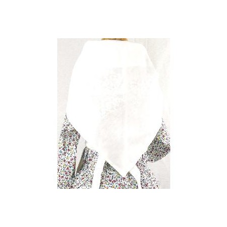 -PAÑUELO REGIONAL CREP BLANCO M