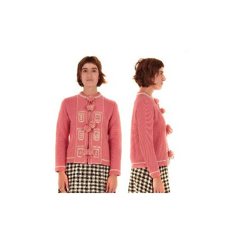 MENDIGOIZALE ROSA CON ESCUDOS T-8