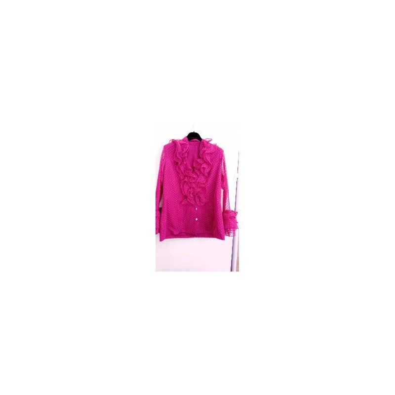 CAMISA MODELO CLAVEL FORRADA MAGENTA 46