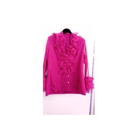 CAMISA MODELO CLAVEL FORRADA MAGENTA 46
