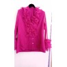 CAMISA MODELO CLAVEL FORRADA MAGENTA 46
