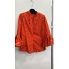 CAMISA NARANJA PERFORADA T-40