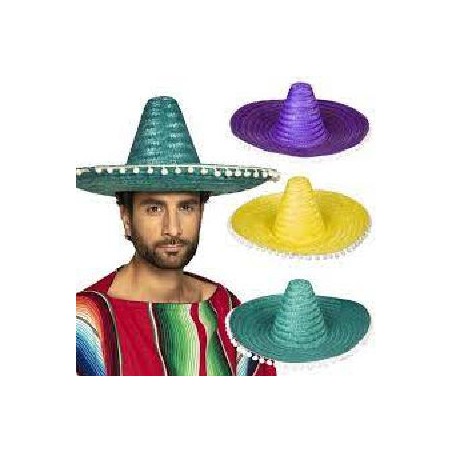 SOMBRERO MEXICANO COLORES