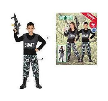 -DISFRAZ CHALECO SWAT 7-9