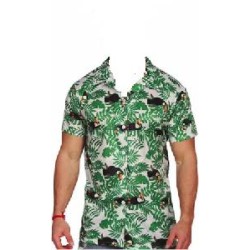 -DISFRAZ CAMISETA HAWAIANA